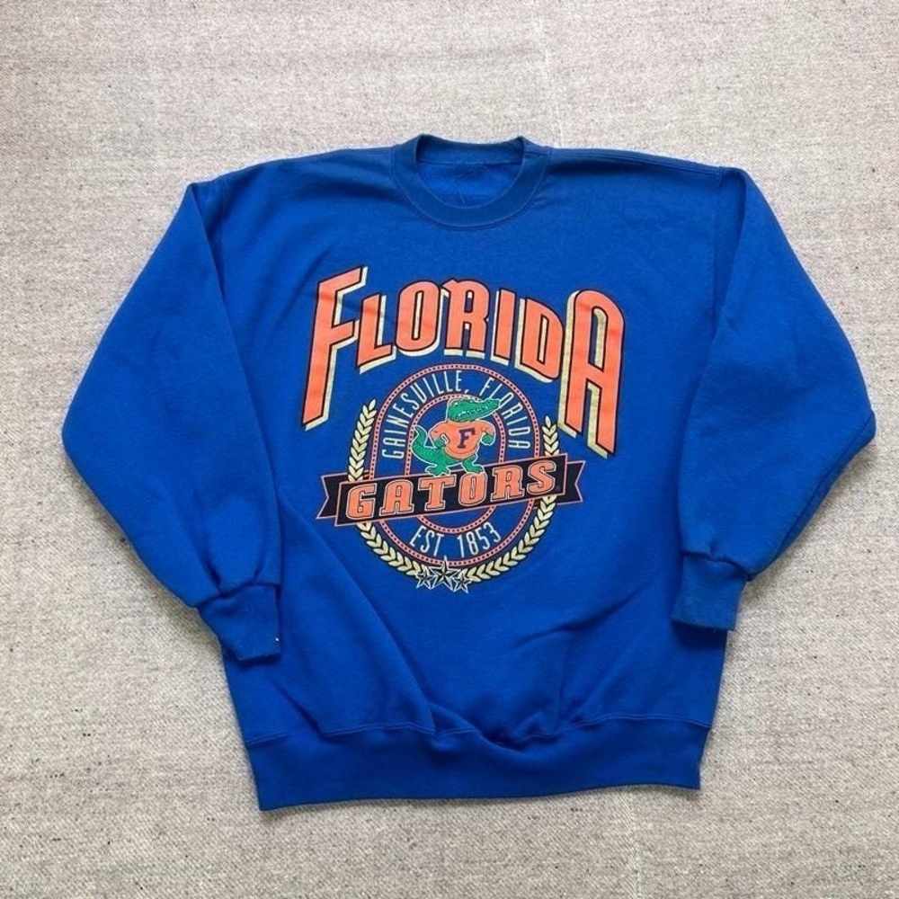 Vintage Florida Gators Sweatshirt Mens XL Blue 1990s NCAA